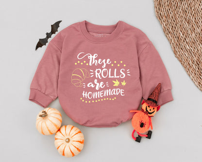 First Thanksgiving Baby Outfit - Pumpkin Romper for Fall Celebrations