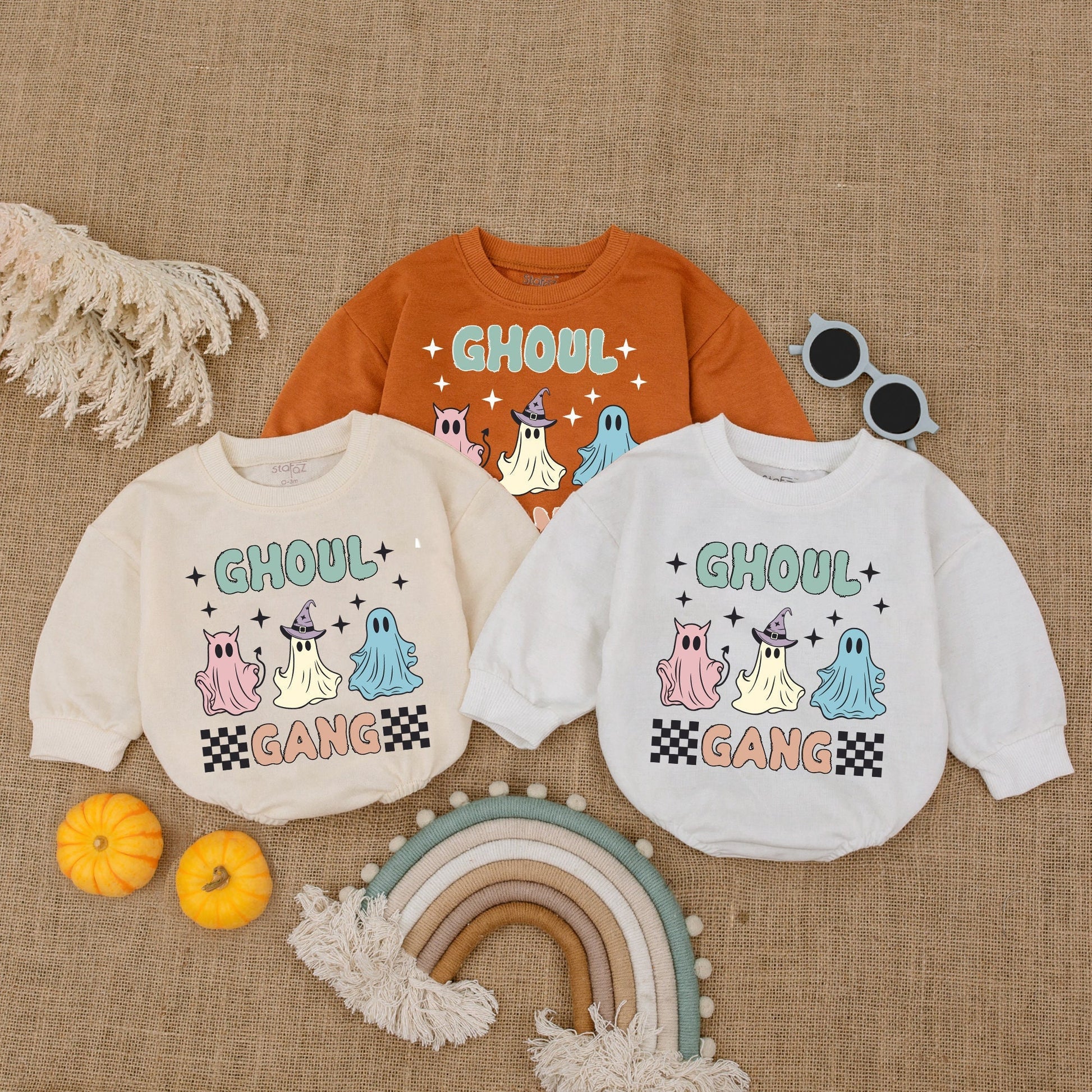 Spooky Era Halloween Pumpkin Romper: Baby Shower & Costume Ready