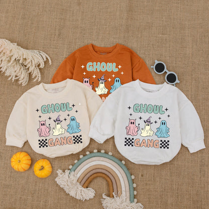 Spooky Era Halloween Pumpkin Romper: Baby Shower & Costume Ready