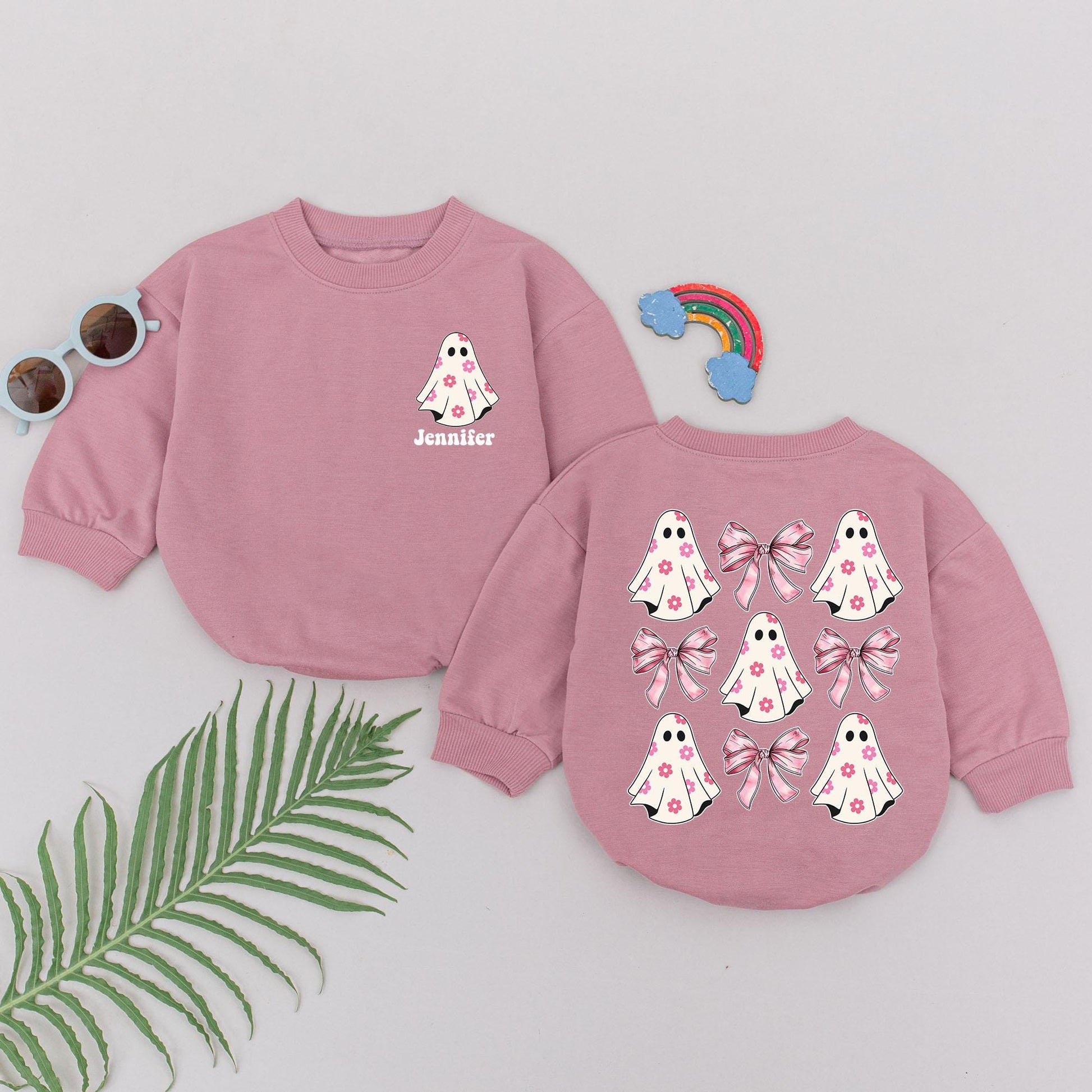 Baby's First Halloween Romper: Personalized Spooky Boo Outfit