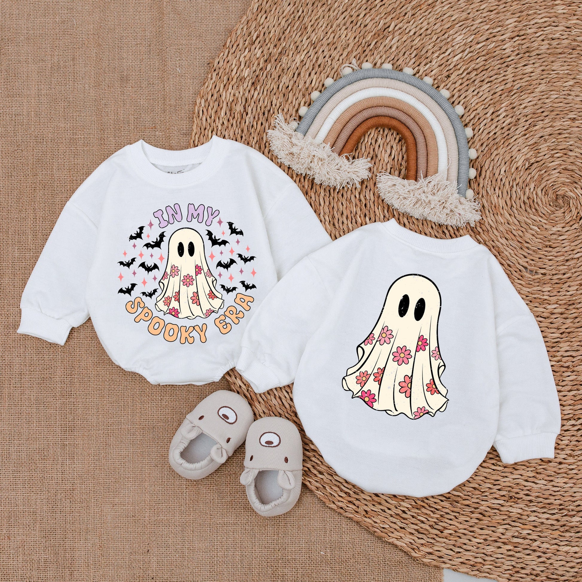 Spooky Vibes Baby Romper - Cute Halloween Bodysuit for Newborns