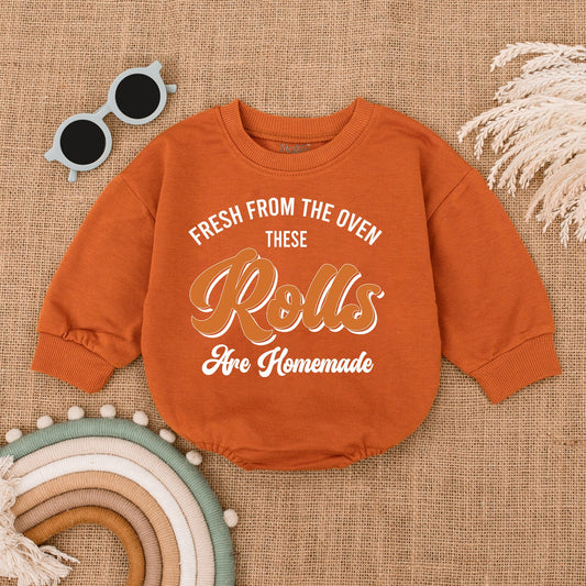Thanksgiving Pumpkin Baby Romper, Fall Outfit for Baby Girl/Boy  