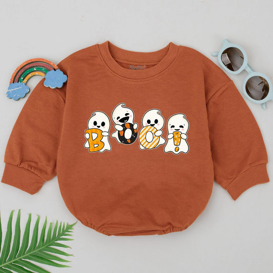 Baby’s First Halloween Ghost Romper – Cute Newborn Spooky Outfit
