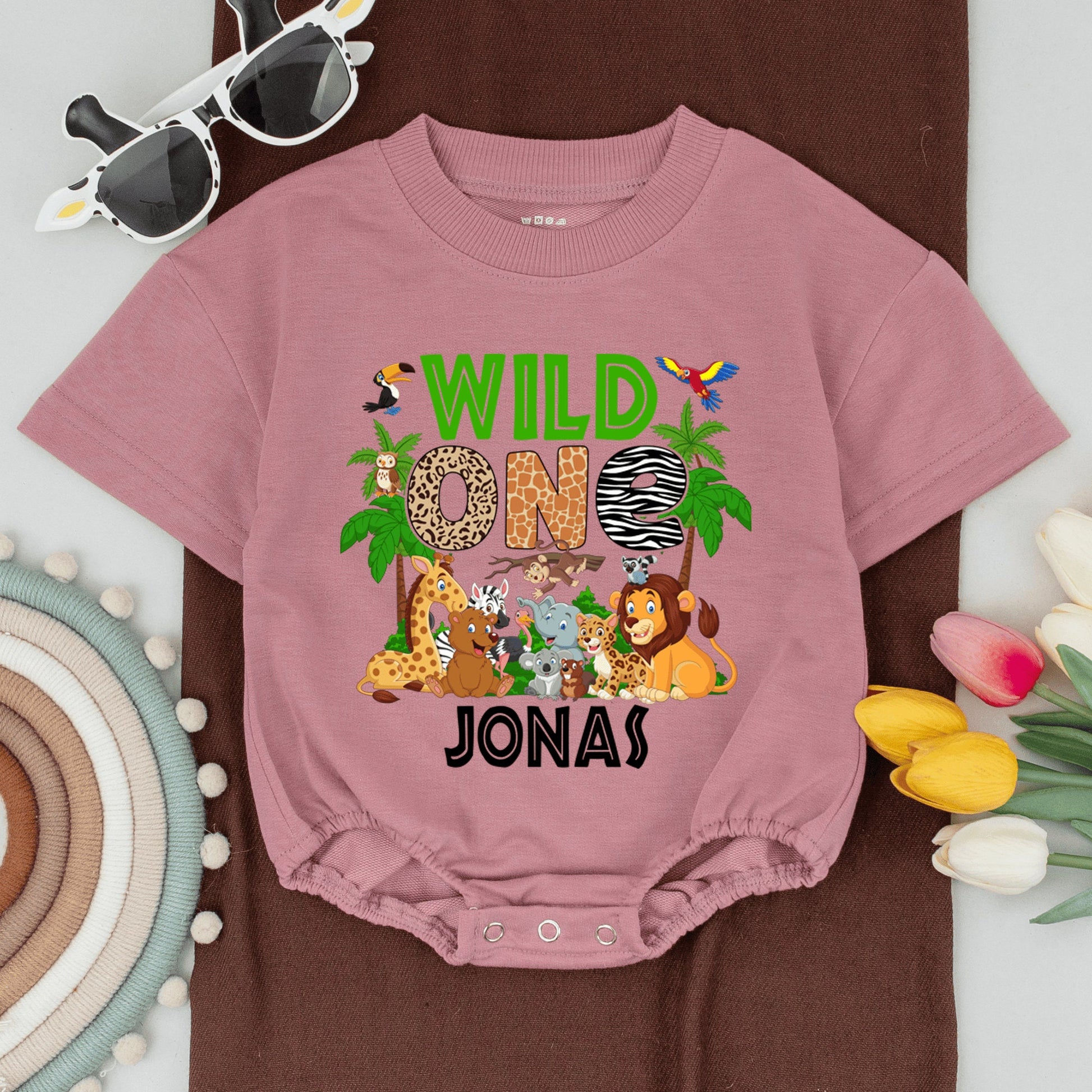 Safari Birthday Family Tees, Wild One Outfit, Jungle Party Shirts