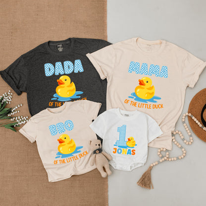 Duck Birthday Shirts, Family Matching Outfits, 1st Birthday Bodysuit