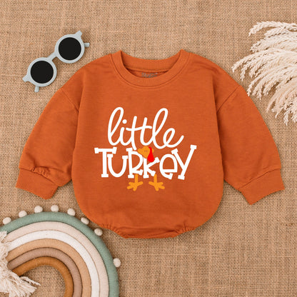 Thanksgiving Baby Romper, Fall Pumpkin Bodysuit, Baby Shower Gift