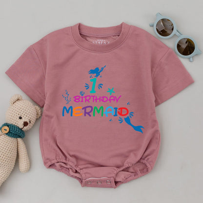 Family Mermaid Birthday Tees – Personalized Under The Sea Shirts  