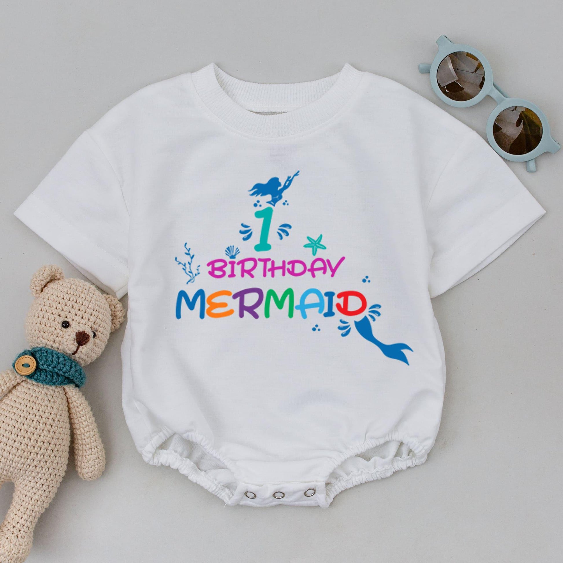 Family Mermaid Birthday Tees – Personalized Under The Sea Shirts  
