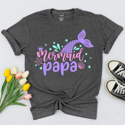 Mermaid Family Birthday Tops, Personalized 1st Birthday Sea Outfit