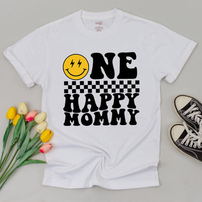 Retro Smiley 1st Birthday Shirt Set – Family Matching Outfits