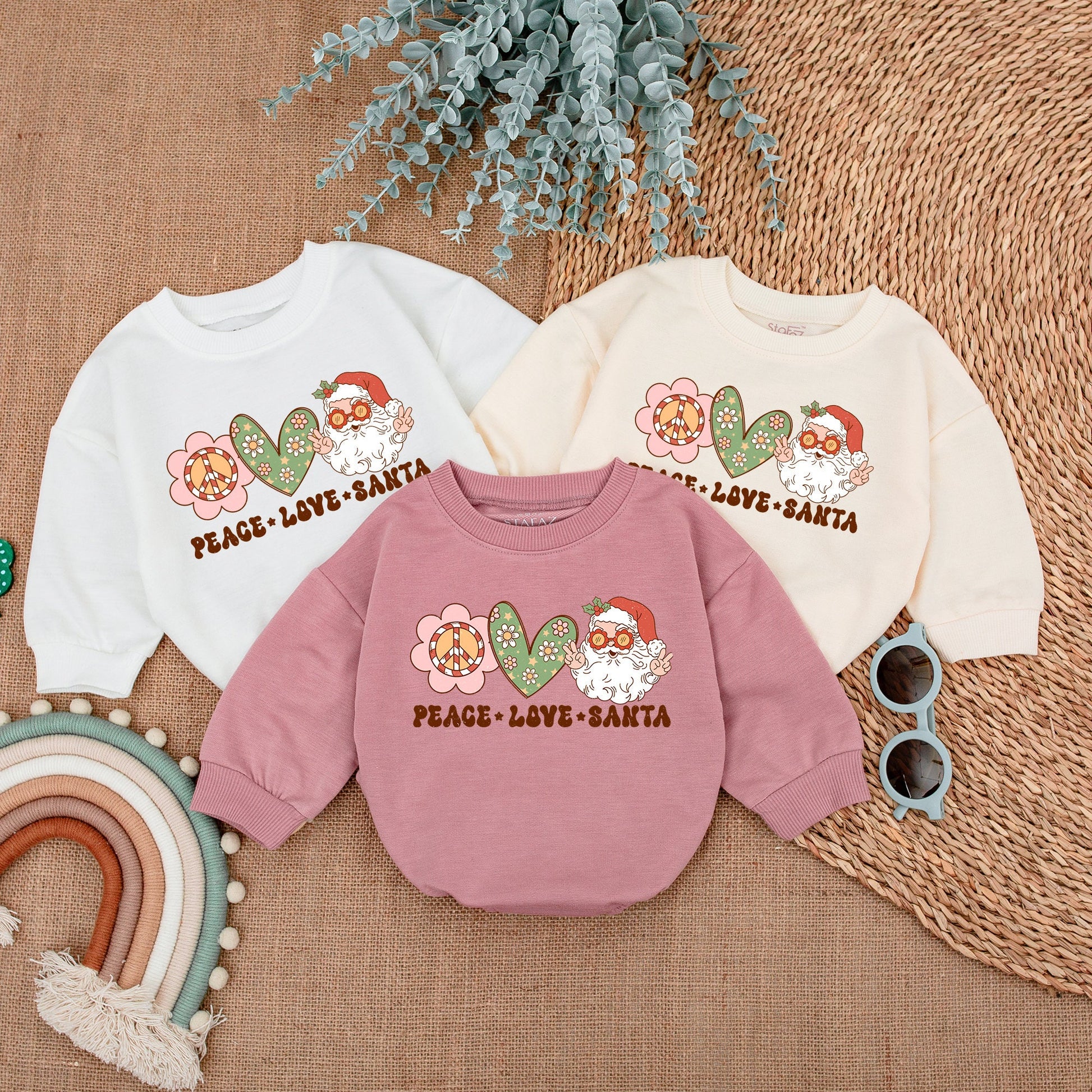 Festive Baby Christmas Romper – Cozy Long Sleeve First Holiday Outfit 