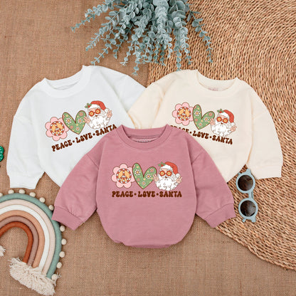 Festive Baby Christmas Romper – Cozy Long Sleeve First Holiday Outfit 