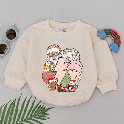 Groovy Xmas Baby Romper & Gift | Newborn & Mommy Matching Outfits