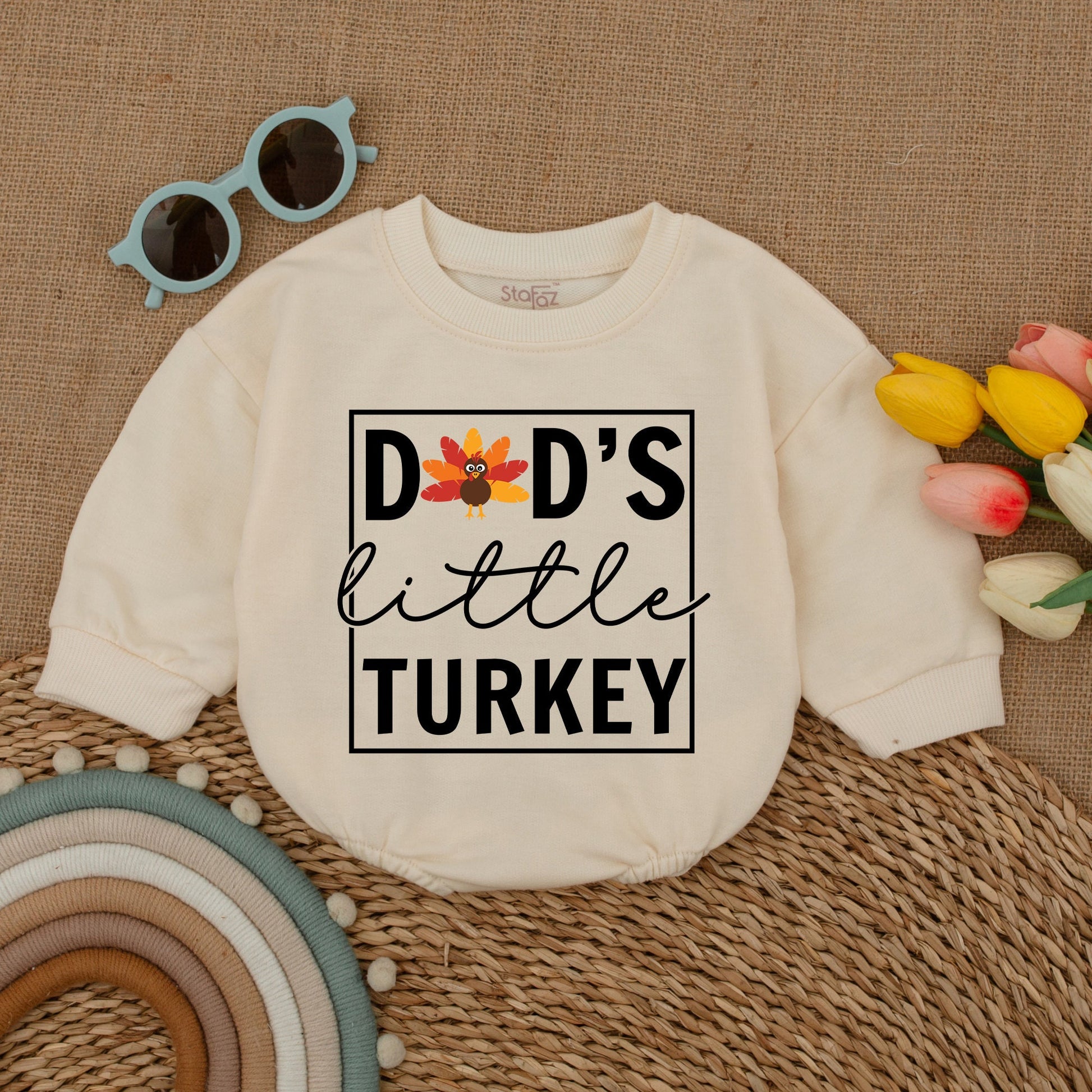 Thanksgiving Baby Romper: Fall Bodysuit for Newborns and Toddlers