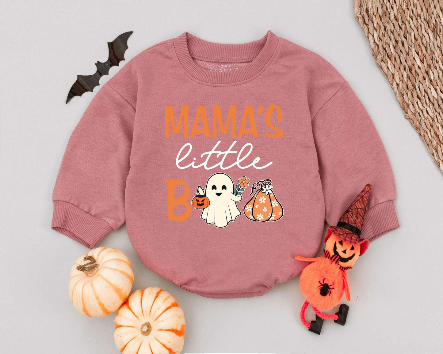 Baby Boo Romper: Cute Newborn Halloween Outfit & Toddler Sweatshirt