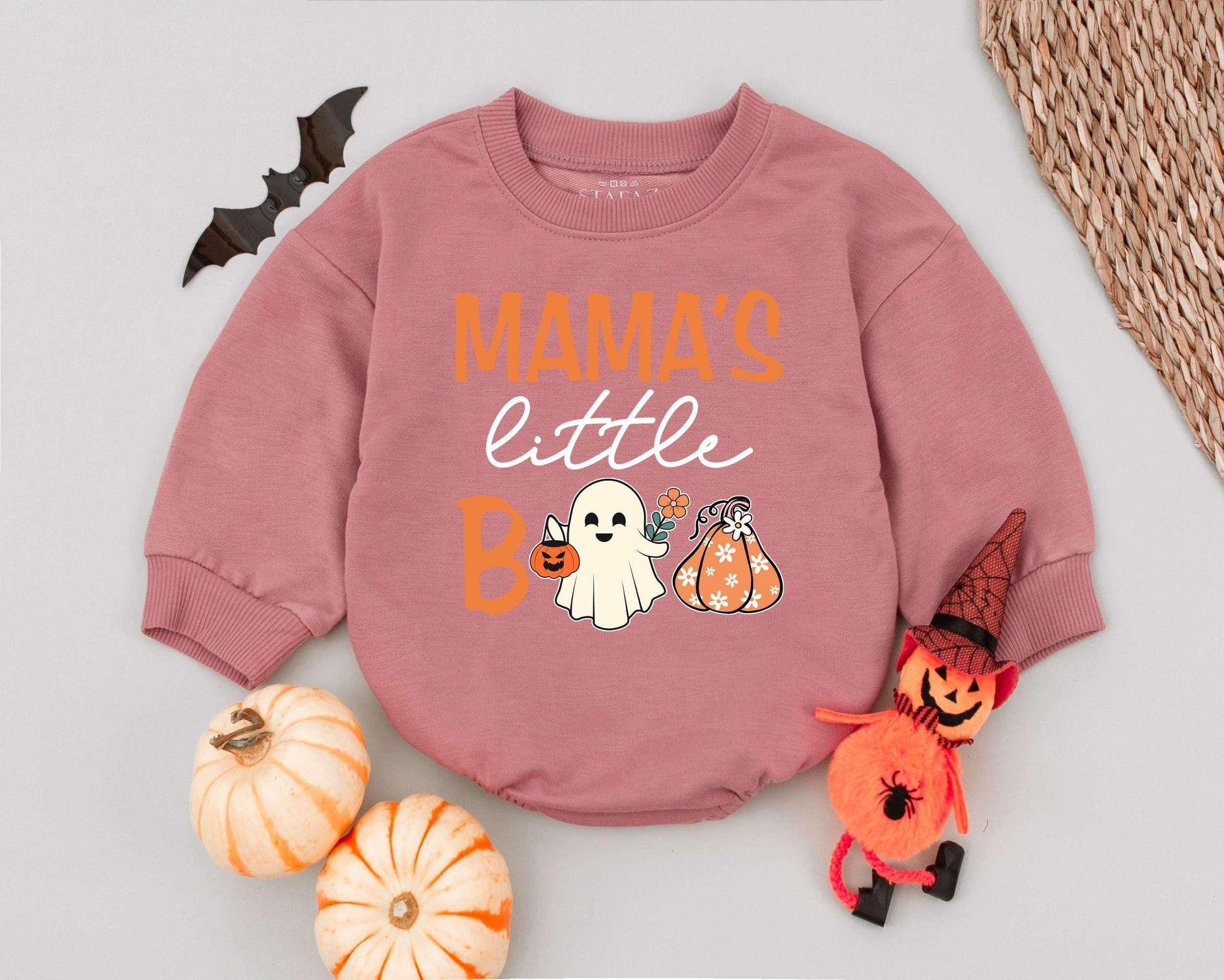 Baby Boo Romper: Cute Newborn Halloween Outfit & Toddler Sweatshirt