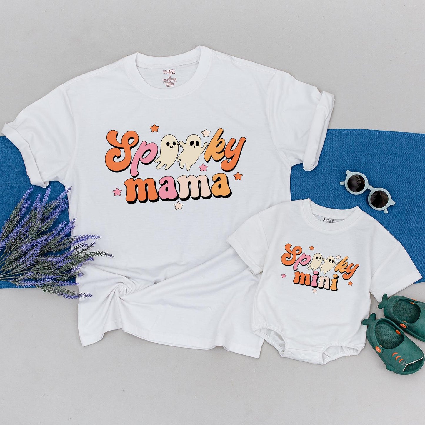 Halloween Mommy & Me Shirts, Spooky Season Matching Outfits