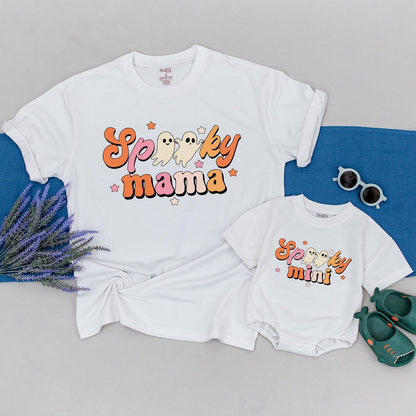 Halloween Mommy & Me Shirts, Spooky Season Matching Outfits