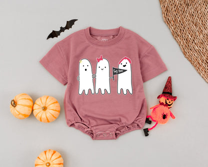 Spooky Boo Baby Romper: Halloween Ghost Outfit & Shower Gift