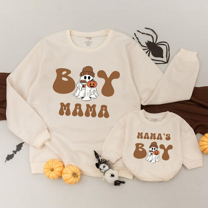 Spooky Family Halloween Sweatshirt Set: Mommy & Me Matching Outfits