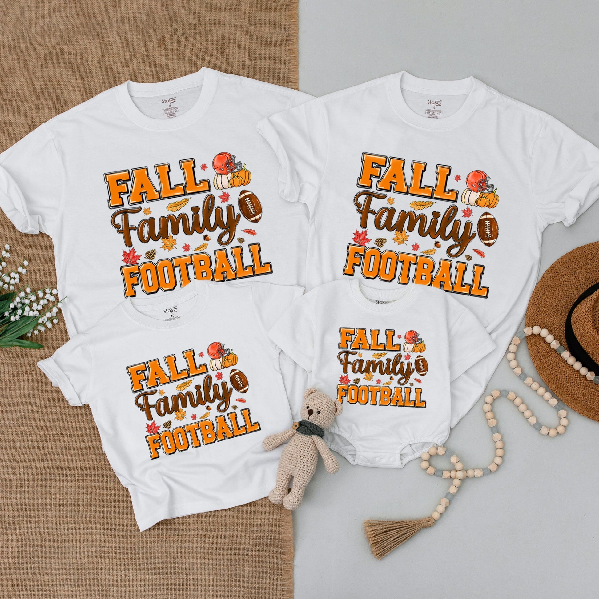 Family Football Outfits: Perfect Fall Season Baby & Adult Tees