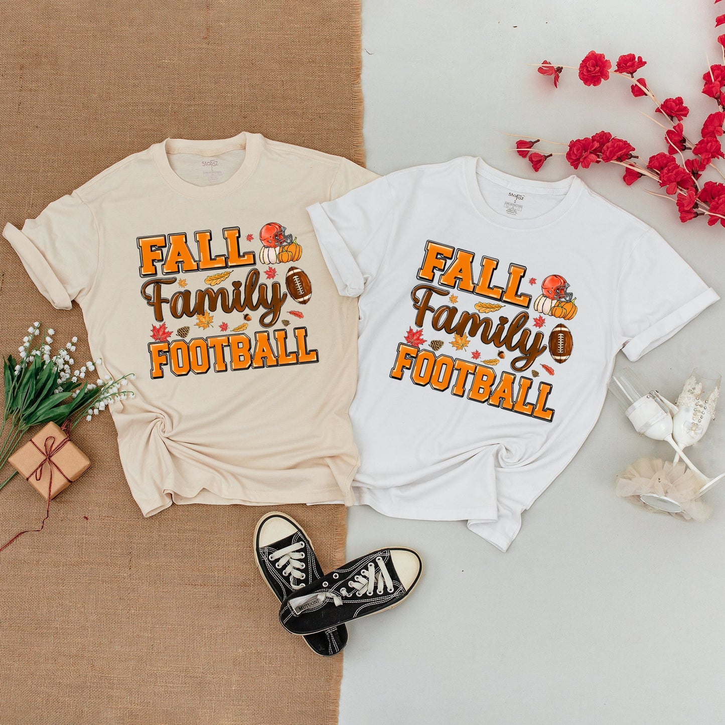 Family Football Outfits: Perfect Fall Season Baby & Adult Tees