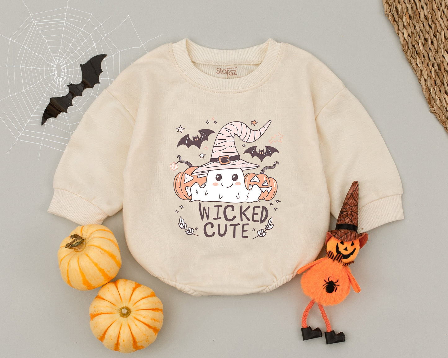 Spooky Cute Baby Romper - Adorable Halloween Costume for Infants