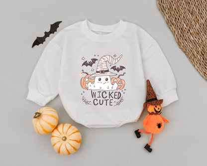 Spooky Cute Baby Romper - Adorable Halloween Costume for Infants