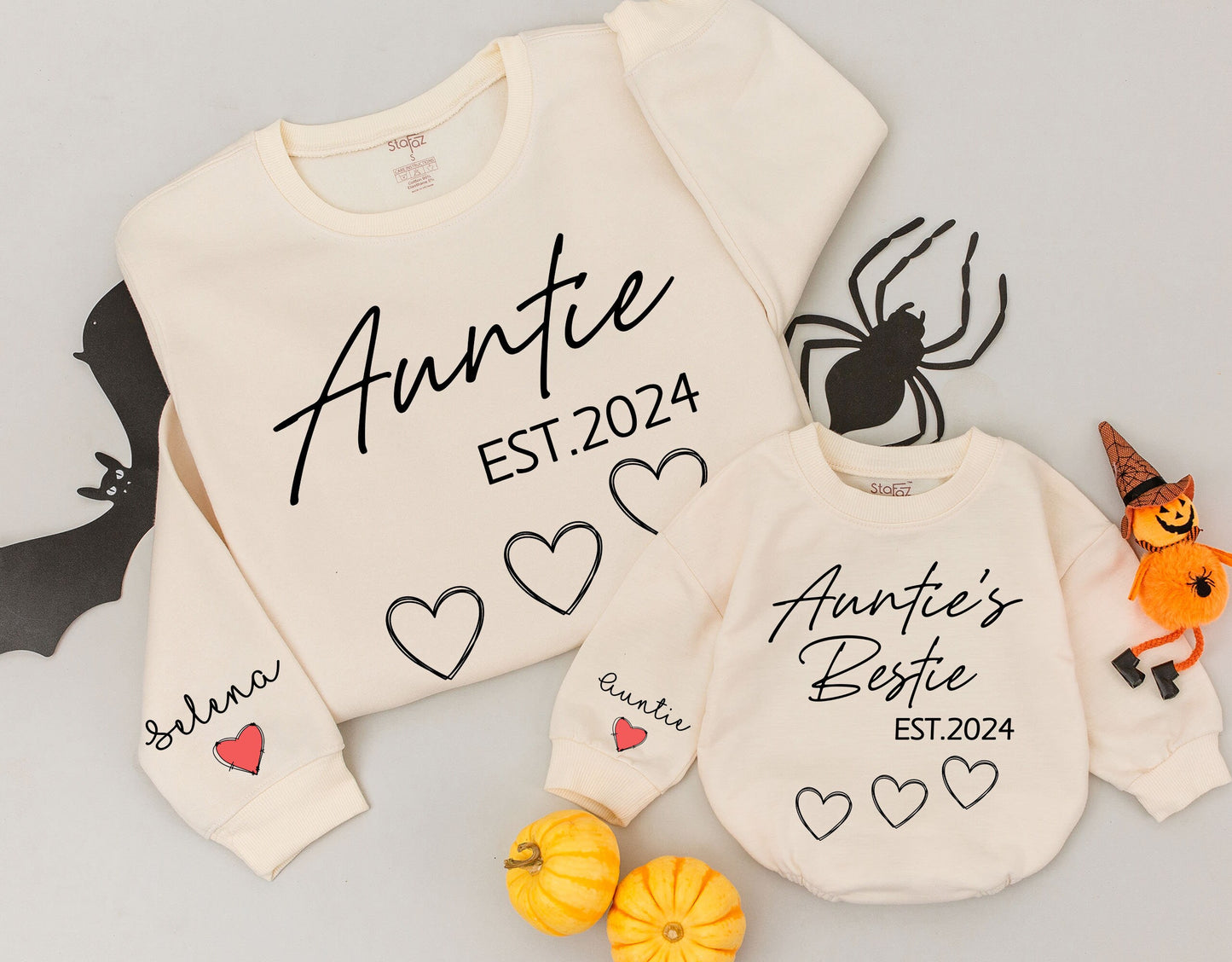 Personalized Auntie & Niece Sweatshirt - Perfect Gift for Any Occasion