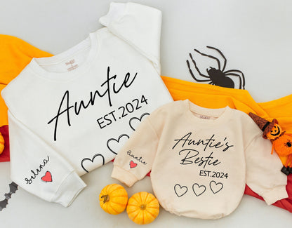 Personalized Auntie & Niece Sweatshirt - Perfect Gift for Any Occasion