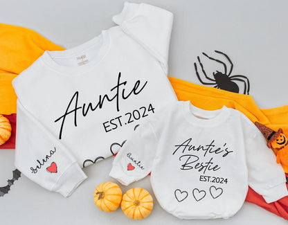 Personalized Auntie & Niece Sweatshirt - Perfect Gift for Any Occasion