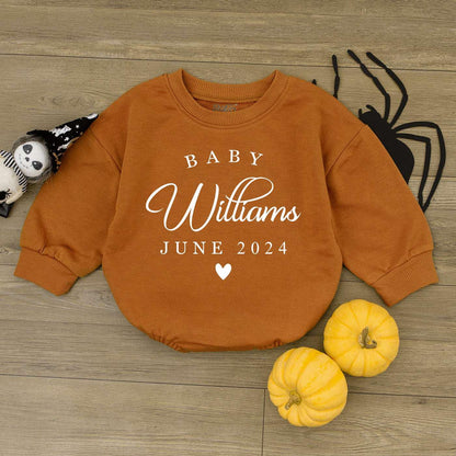 Personalized Coming Soon Baby Bodysuit, Gender Neutral Gift