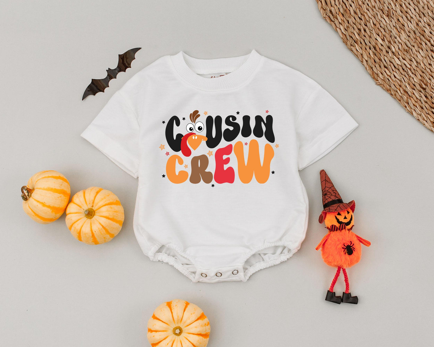 First Thanksgiving Baby Romper: Cute Turkey Outfit for Fall Festivities