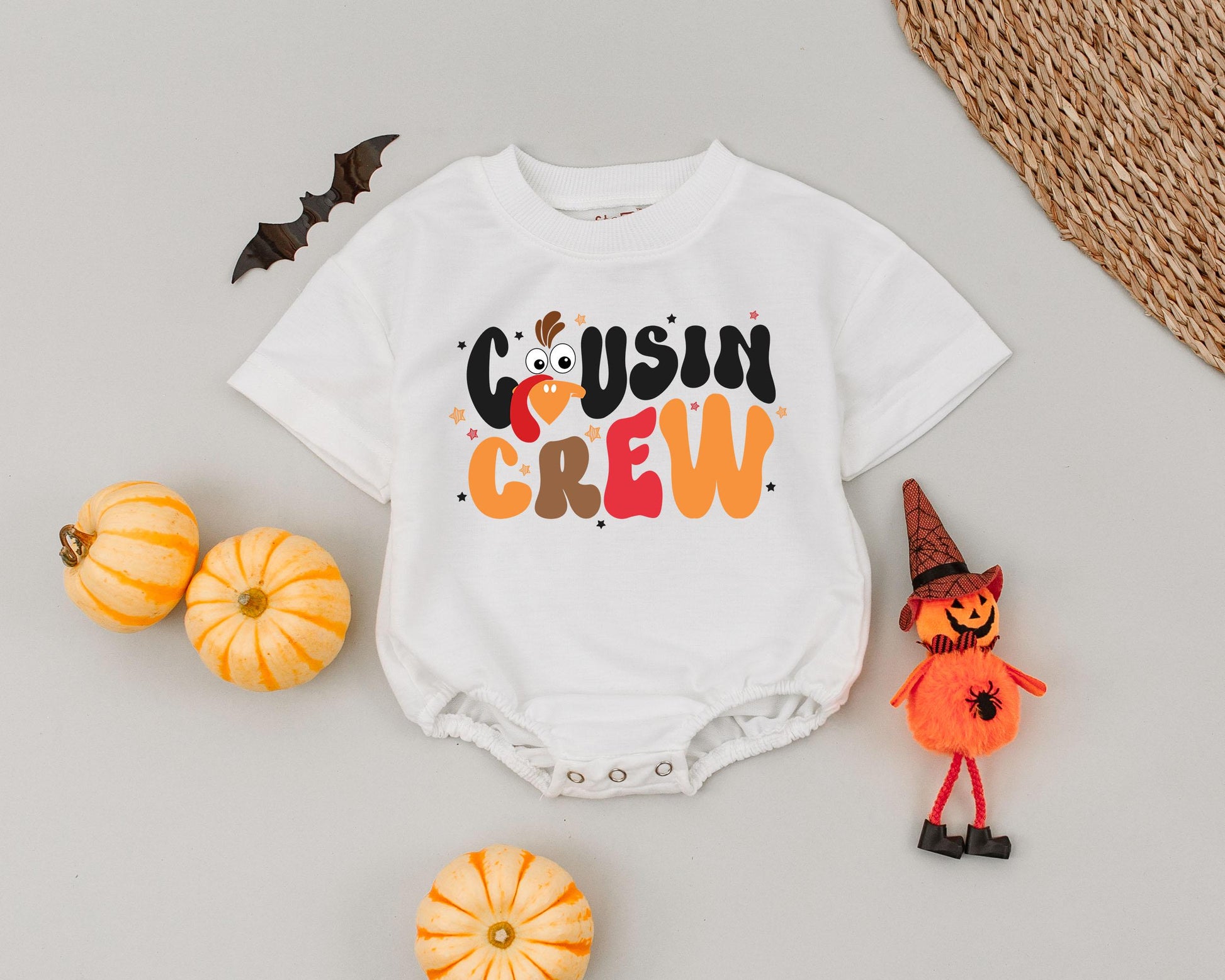 First Thanksgiving Baby Romper: Cute Turkey Outfit for Fall Festivities