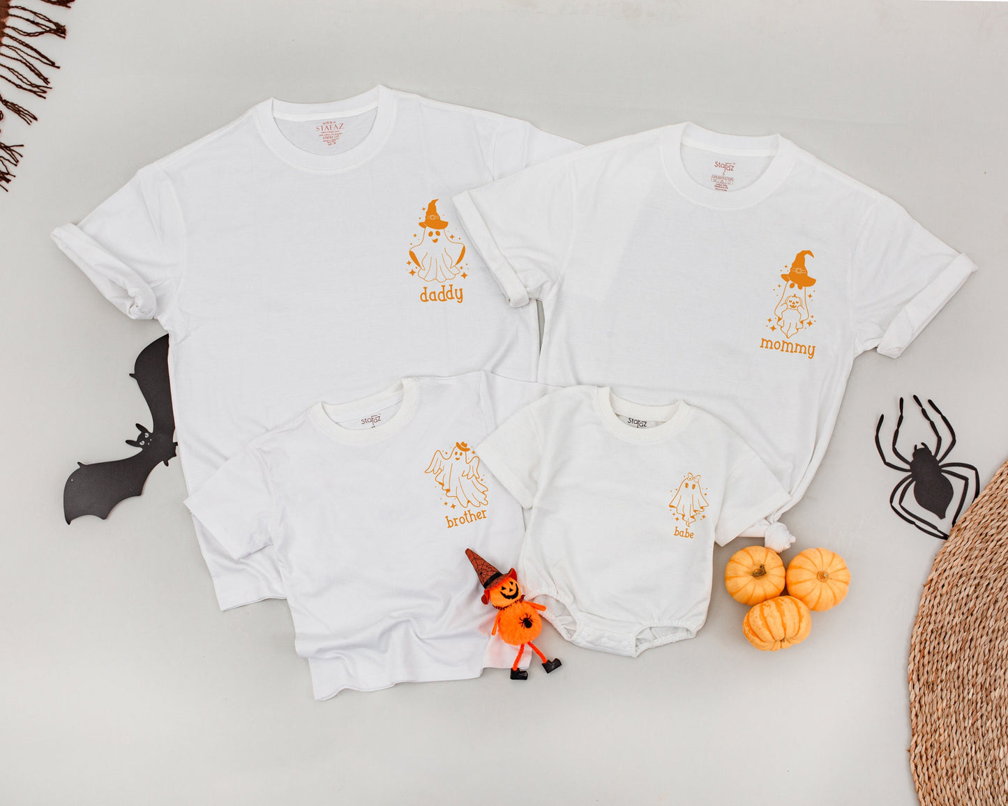 Retro Ghost Family Shirts | Funny Halloween Matching Outfits