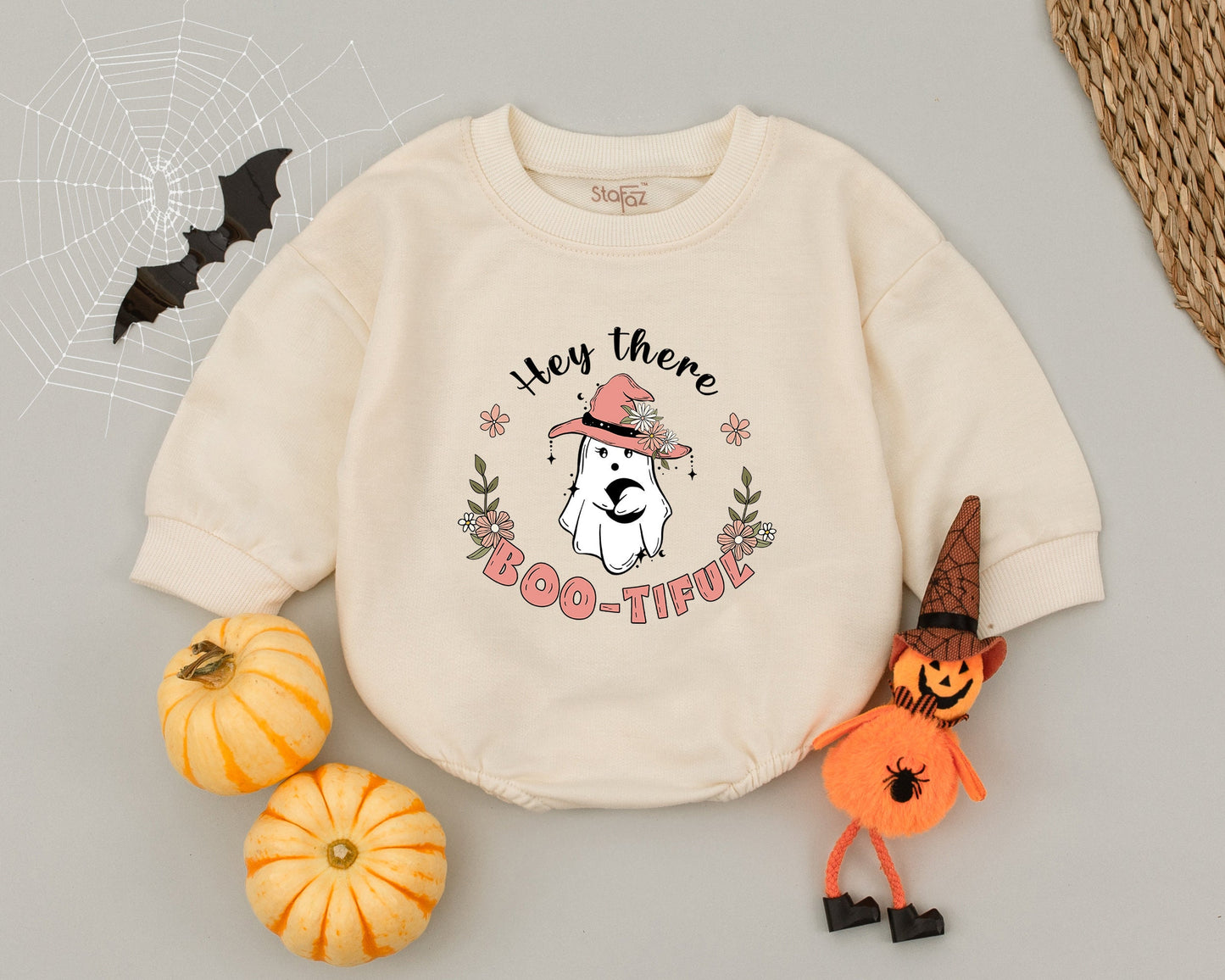 Boo-tiful Baby Romper: Adorable Halloween Outfit for Girls