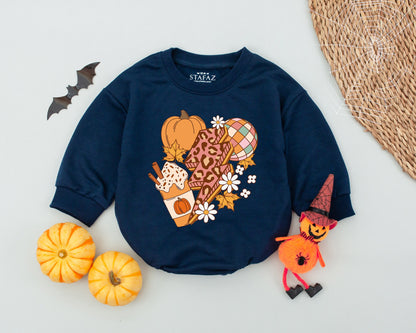 Pumpkin Patch Baby Romper: Cute 1st Thanksgiving & Fall Outfit