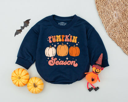 Little Pumpkin Romper: First Thanksgiving & Halloween Outfit
