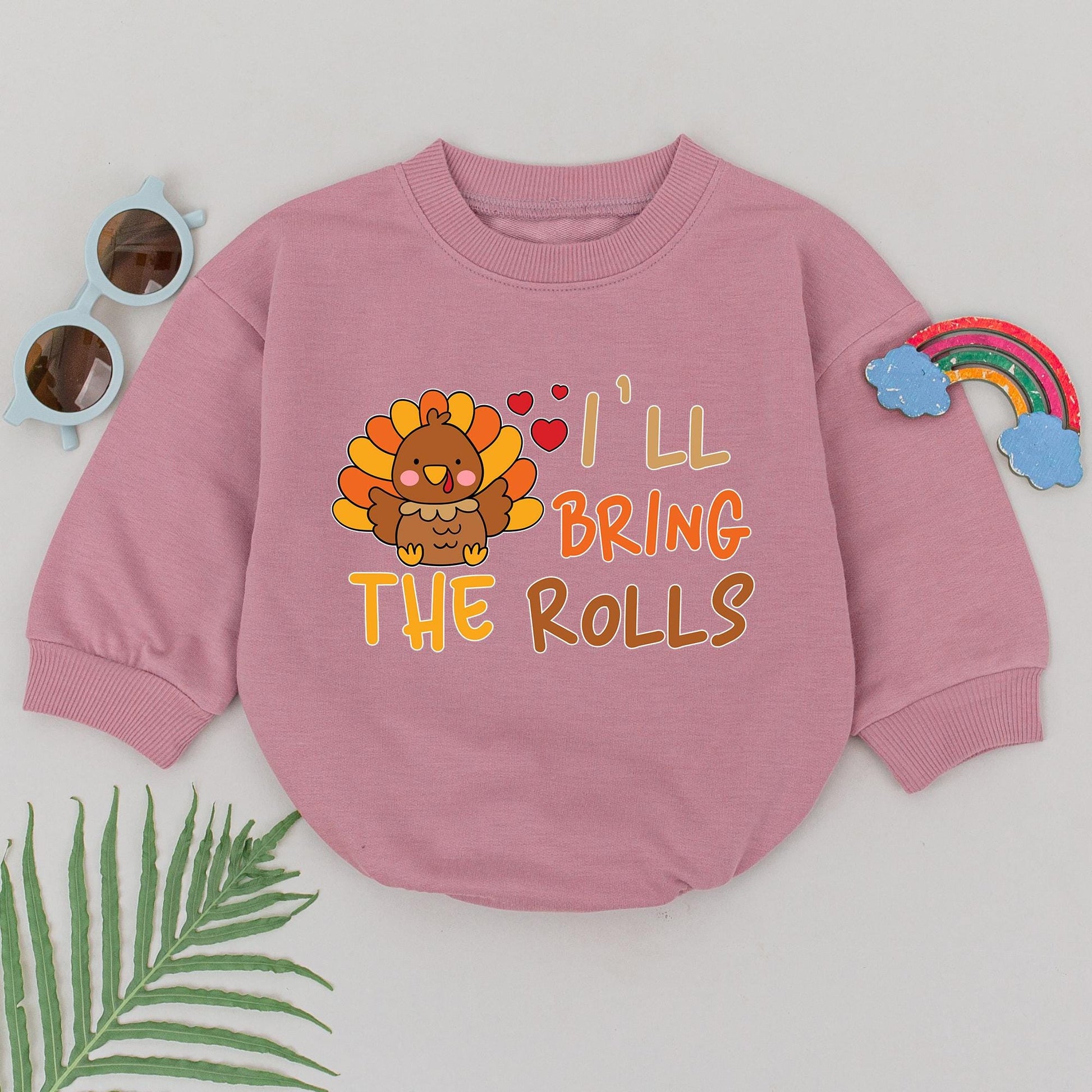 Thanksgiving Baby Romper: First Holiday Outfit, Fall Baby Gift