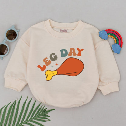 Little Turkey Romper: First Thanksgiving & Fall Baby Outfit