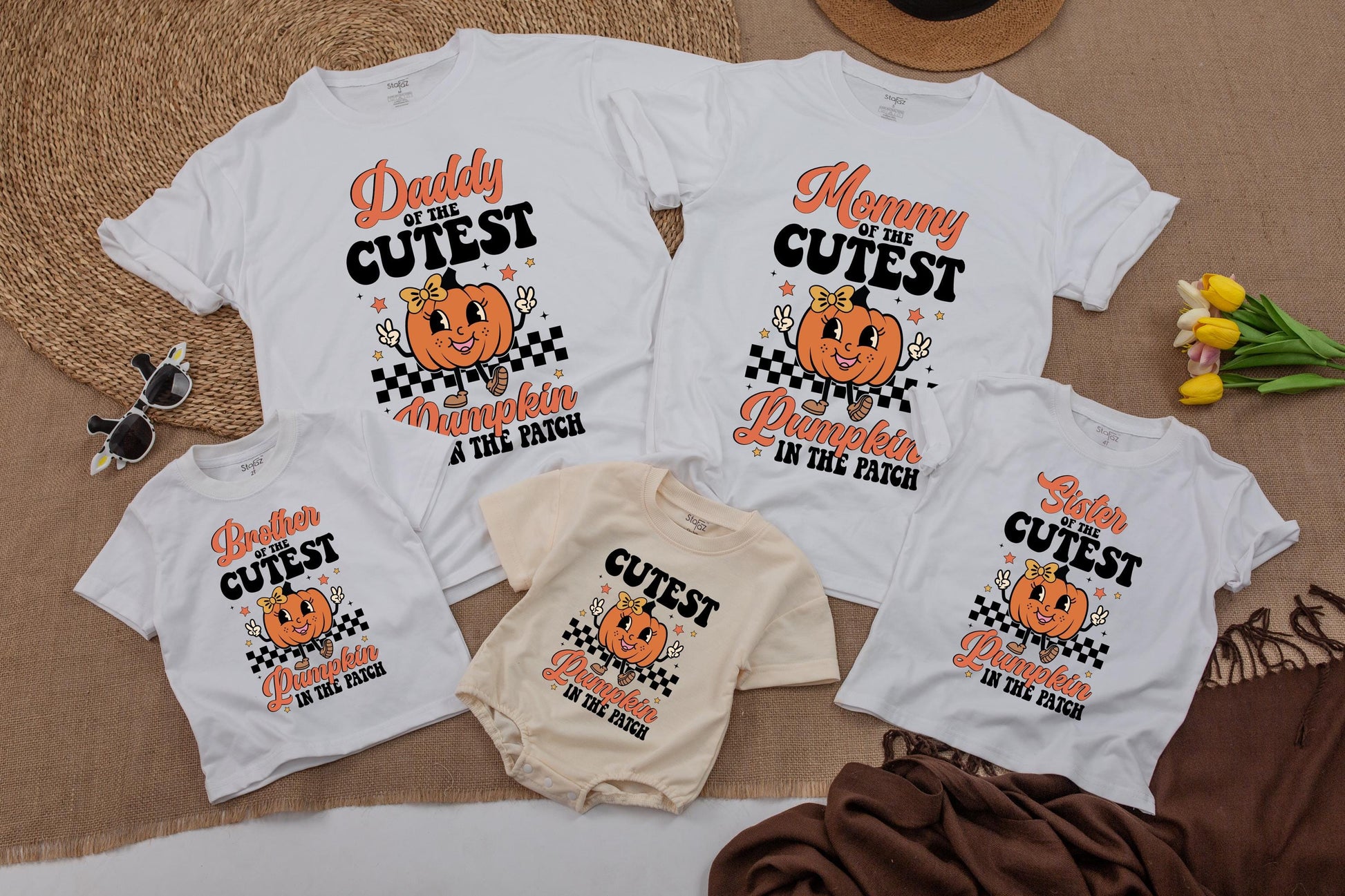 Pumpkin Season Family Matching Shirts: Fall Outfits for All Ages