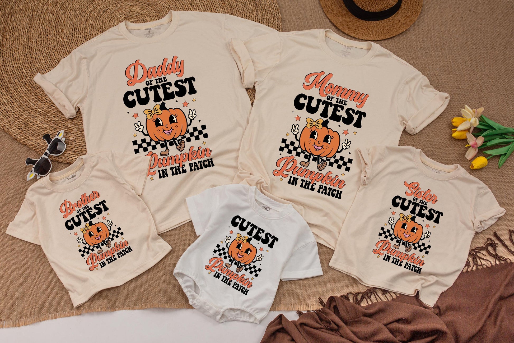 Pumpkin Season Family Matching Shirts: Fall Outfits for All Ages