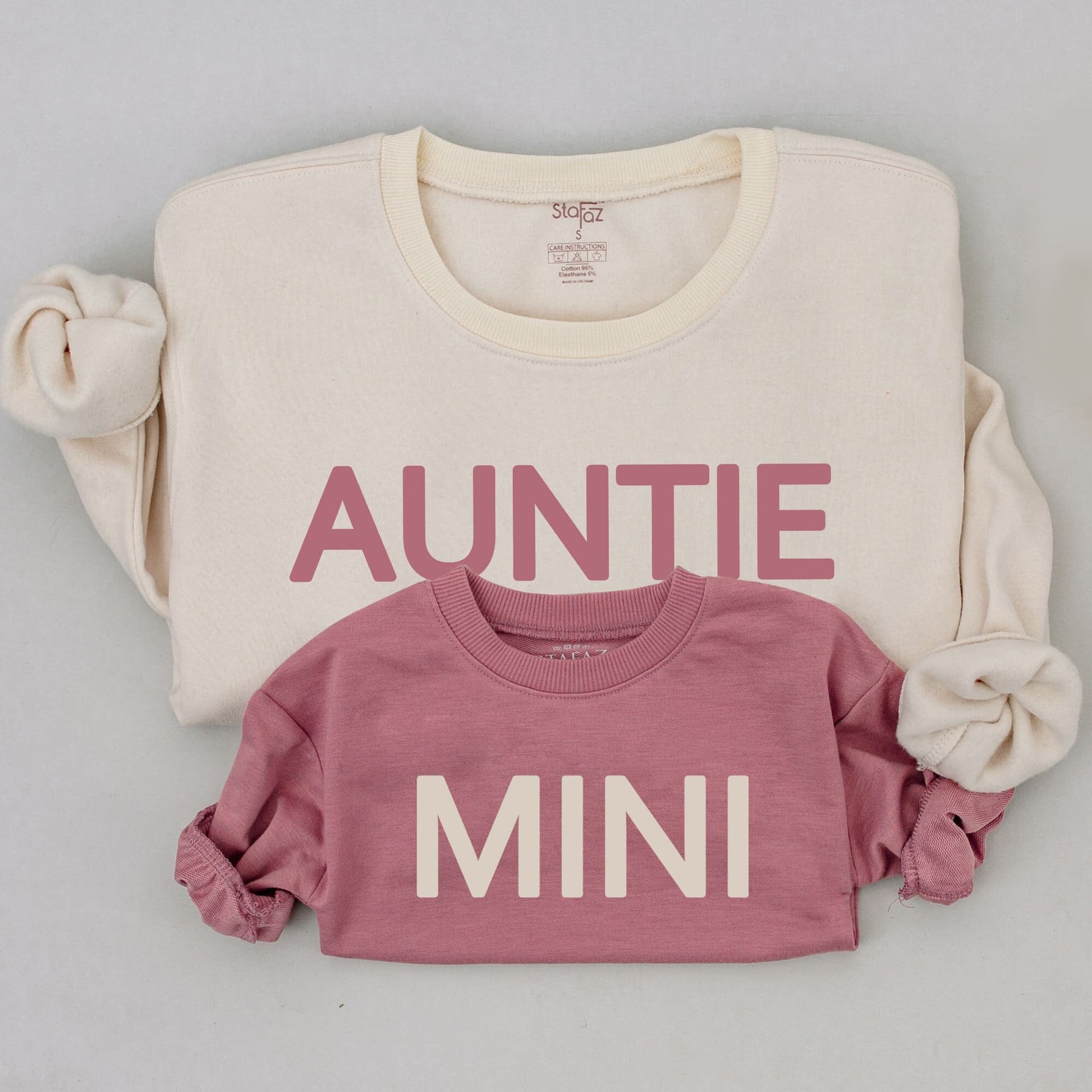 Auntie & Mini Matching Sweatshirts: Perfect Gifts for Niece & Nephew