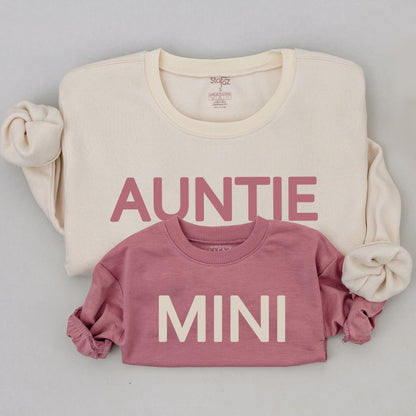 Auntie & Mini Matching Sweatshirts: Perfect Gifts for Niece & Nephew