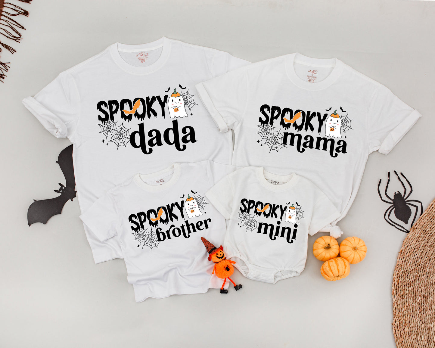 Spooky 1st Birthday Matching Shirt Set, Halloween Mommy & Me Outfit