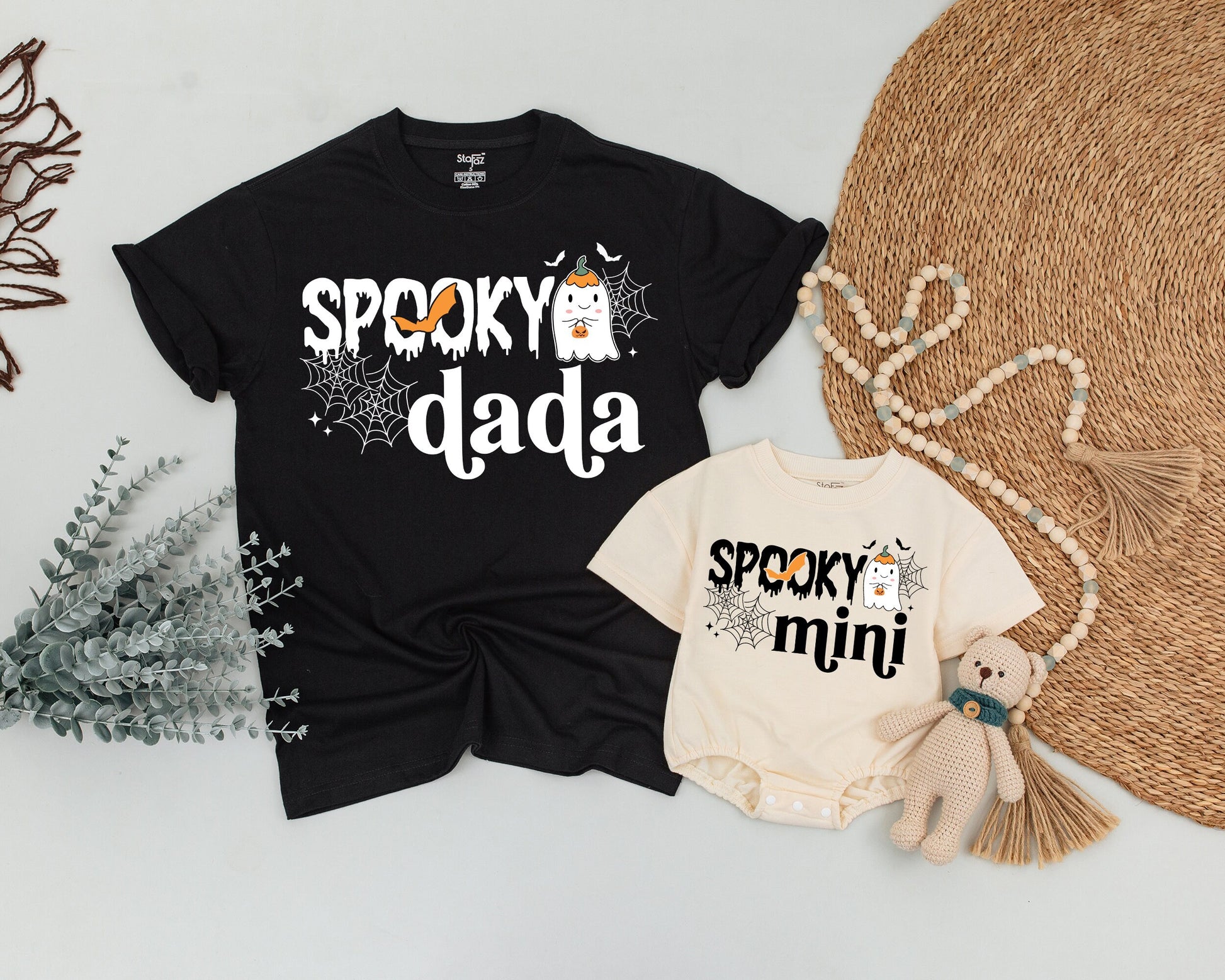 Spooky 1st Birthday Matching Shirt Set, Halloween Mommy & Me Outfit