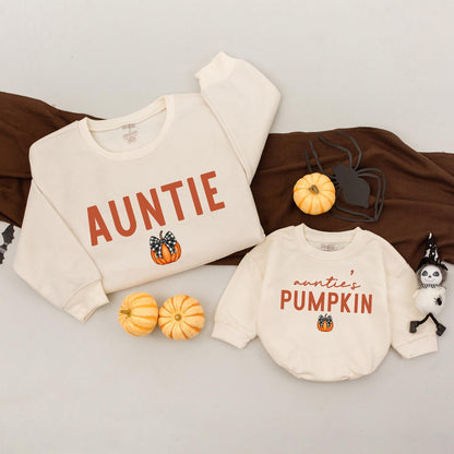 Auntie and Me Fall Matching Shirts: Pumpkin Season Family Gift  