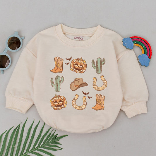 Western Baby's First Halloween Romper - Cute Newborn Gift Outfit