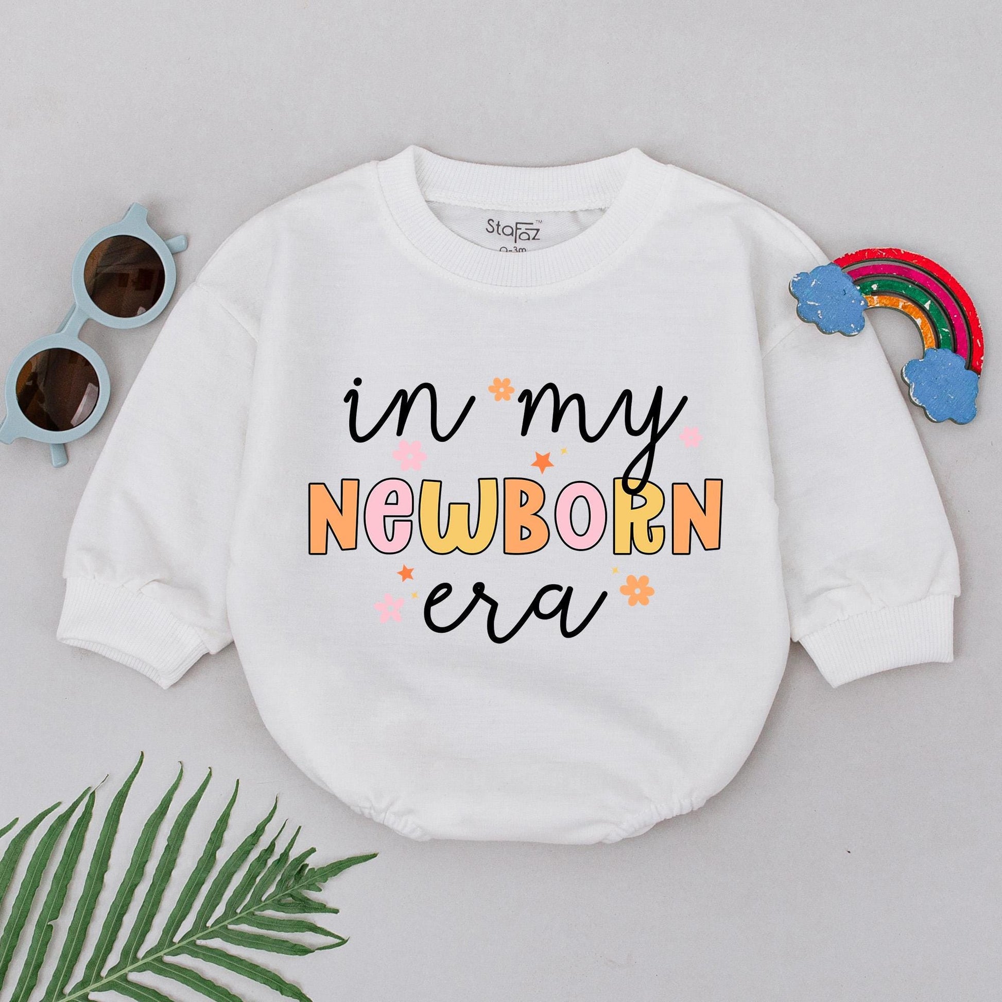 Spring Baby Romper: Gender Neutral Newborn Bodysuit Gift Set