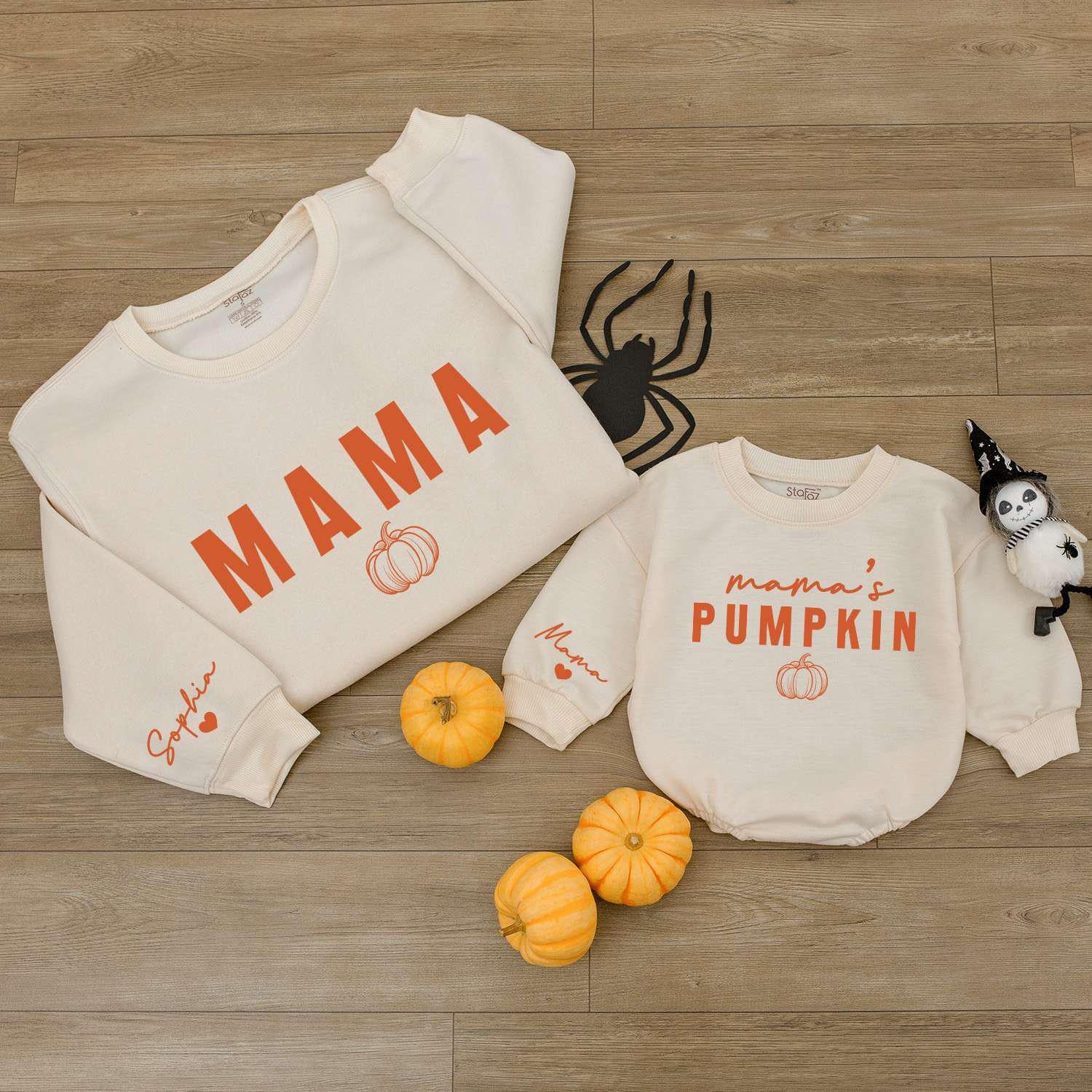 Pumpkin Baby Romper & Bodysuit: Personalized Fall Kids Clothing